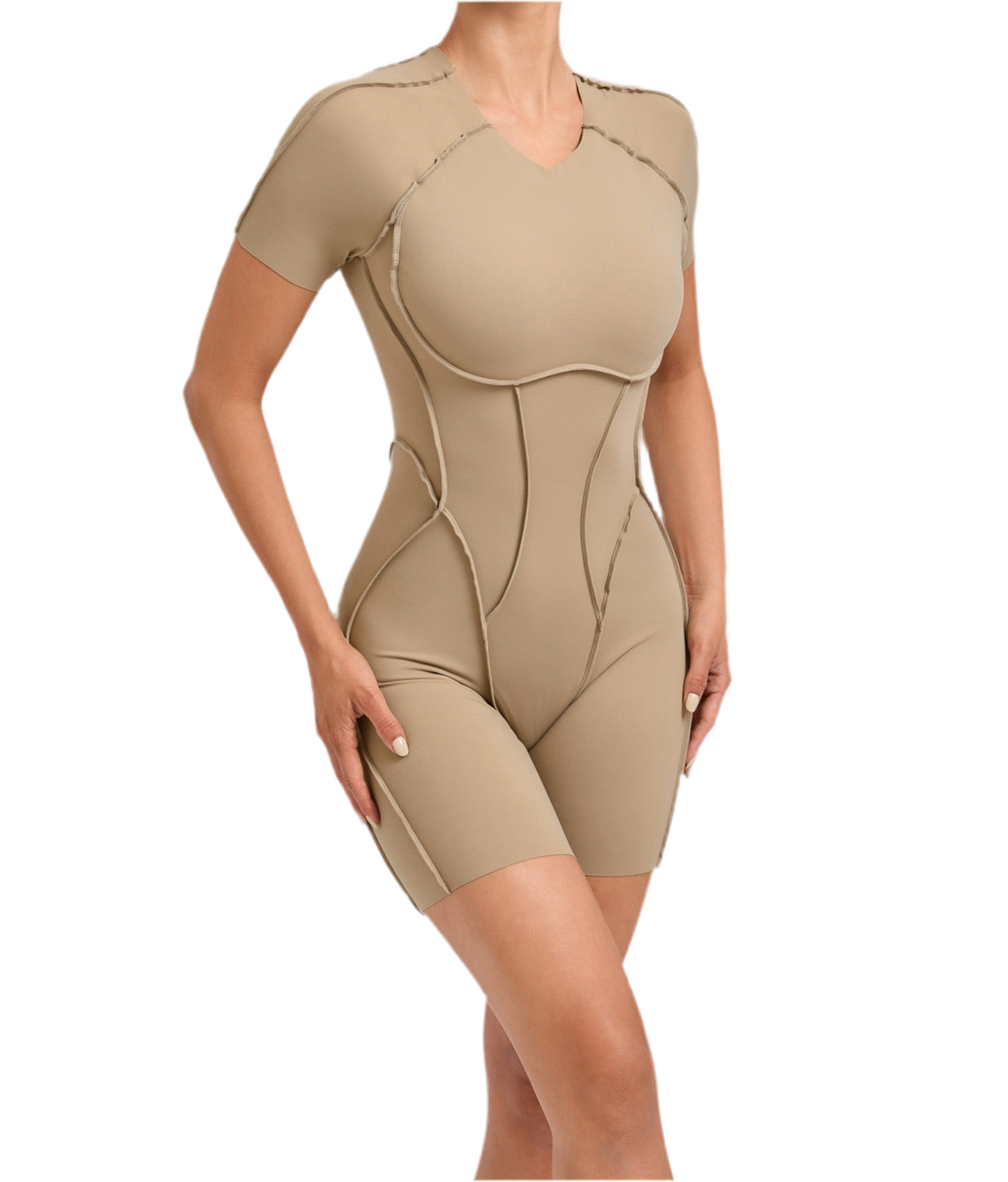 Backless Short Sleeve Bodysuit