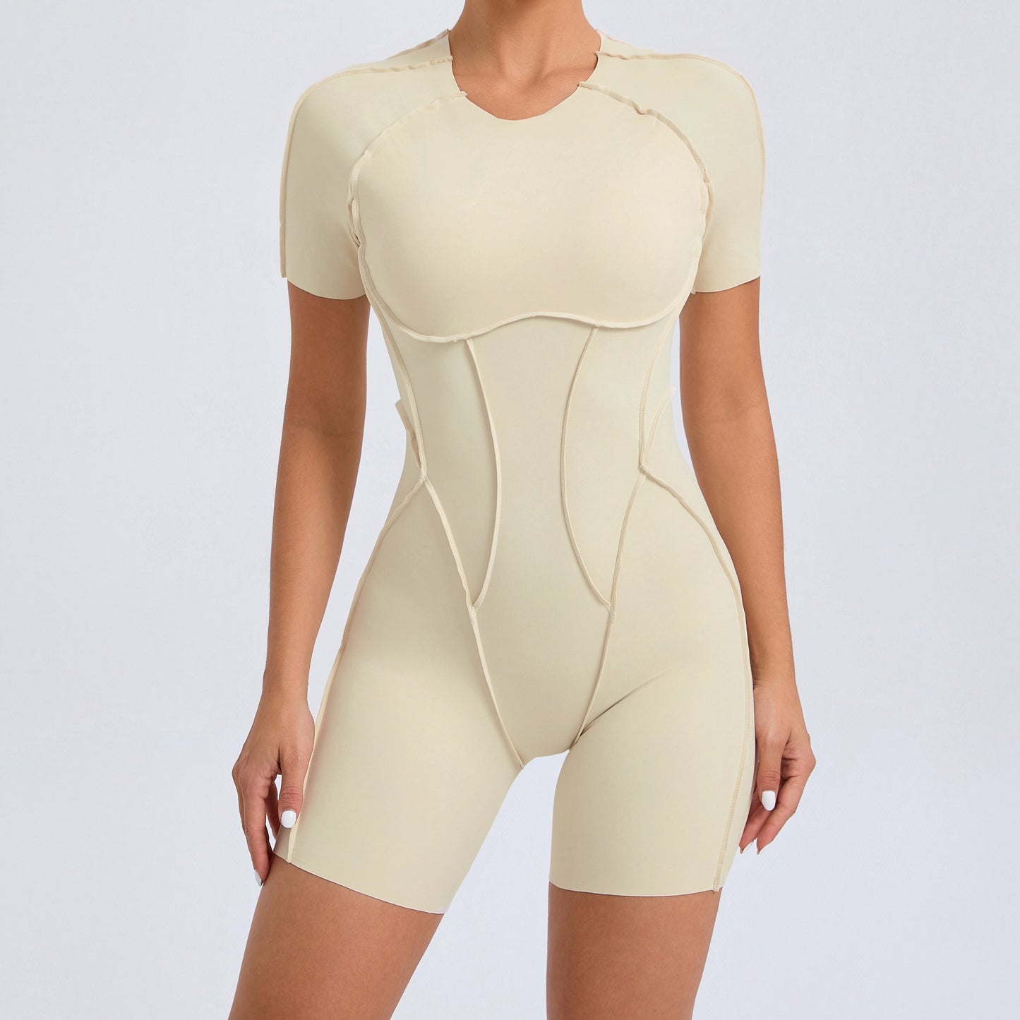 Backless Short Sleeve Bodysuit