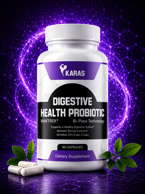 DIGESTIVE HEALTH PROBIOTIC- Advanced Probiotic Support with MAKTREK® Bi-Pass Technology