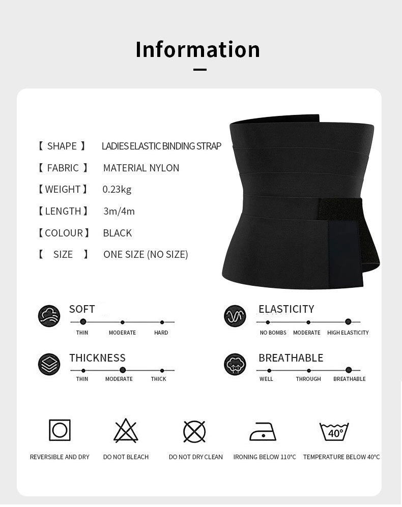 Waist Trainer Exercise Restraint Belt