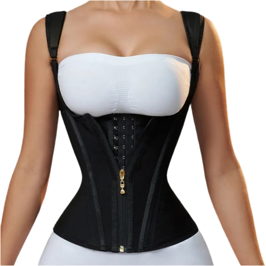 Vest Zipper Vintage Corset