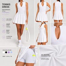 Load image into Gallery viewer, Court Chic™ Performance Tennis Dress