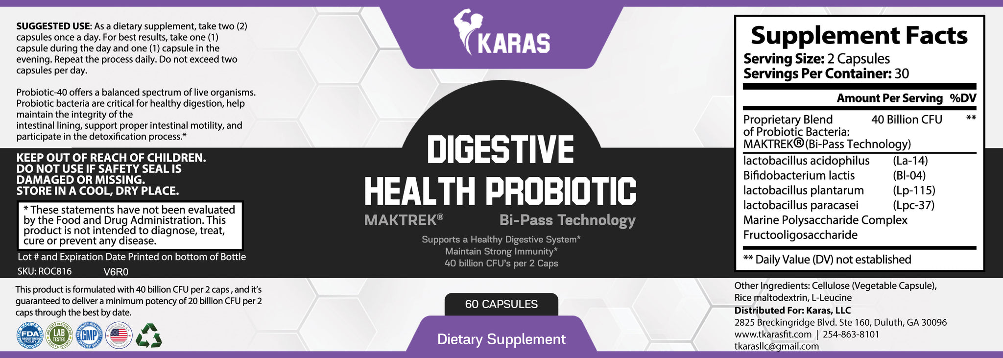 DIGESTIVE HEALTH PROBIOTIC